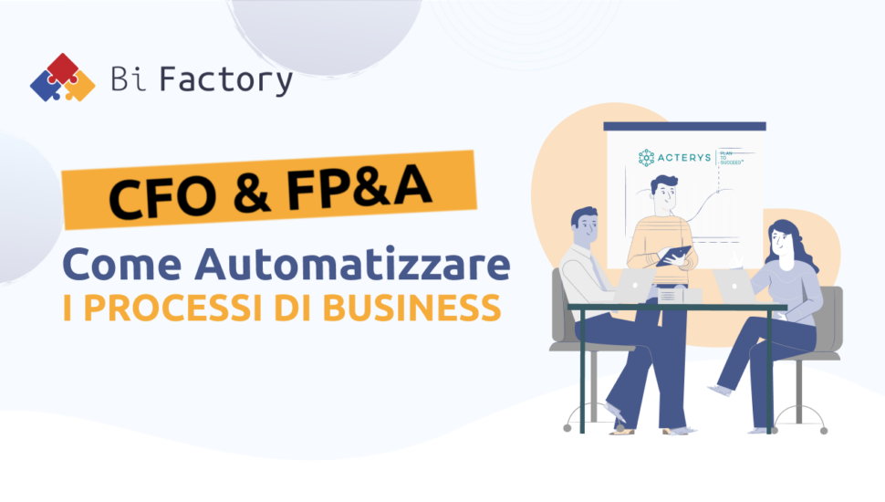 Pianificazione & Analisi Finanziaria. Automatizzare i Processi di Business